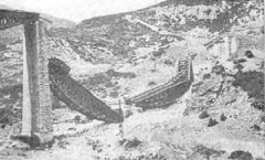 Pons Gorgopotamos a moto clandestino deletus